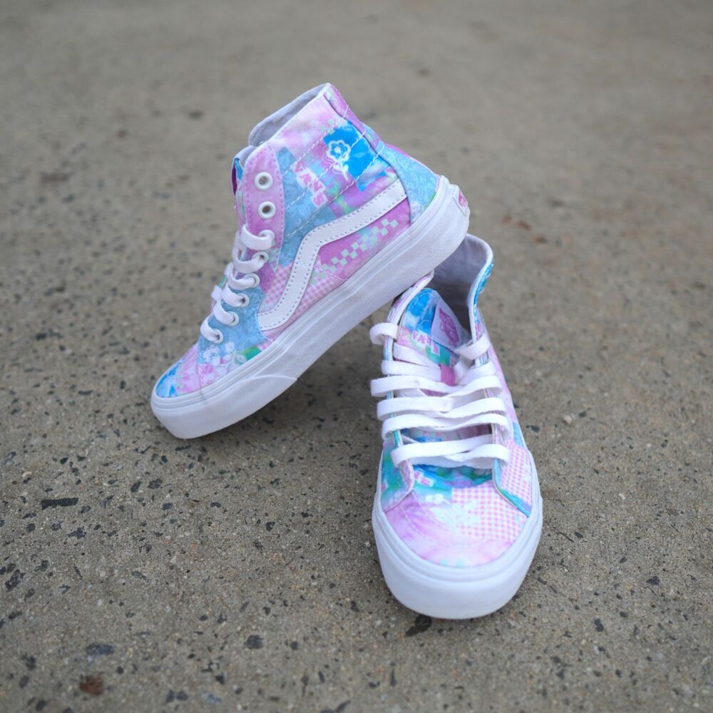 Vans SK8-Hi Tapered VR3 Sunny Day Multicolor Pastel Sneakers Mens 4.5 Womens 6